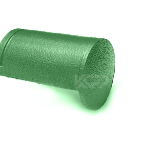 ครอบโค้งปิดจั่ว สีเขียวทุ่งหญ้า