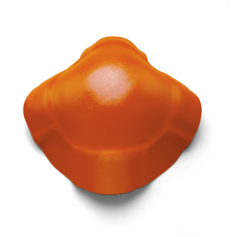 ครอบโค้ง 4 ทาง พรีม่า ระบบครอบ 3 ชิ้น สีส้มทอประกาย