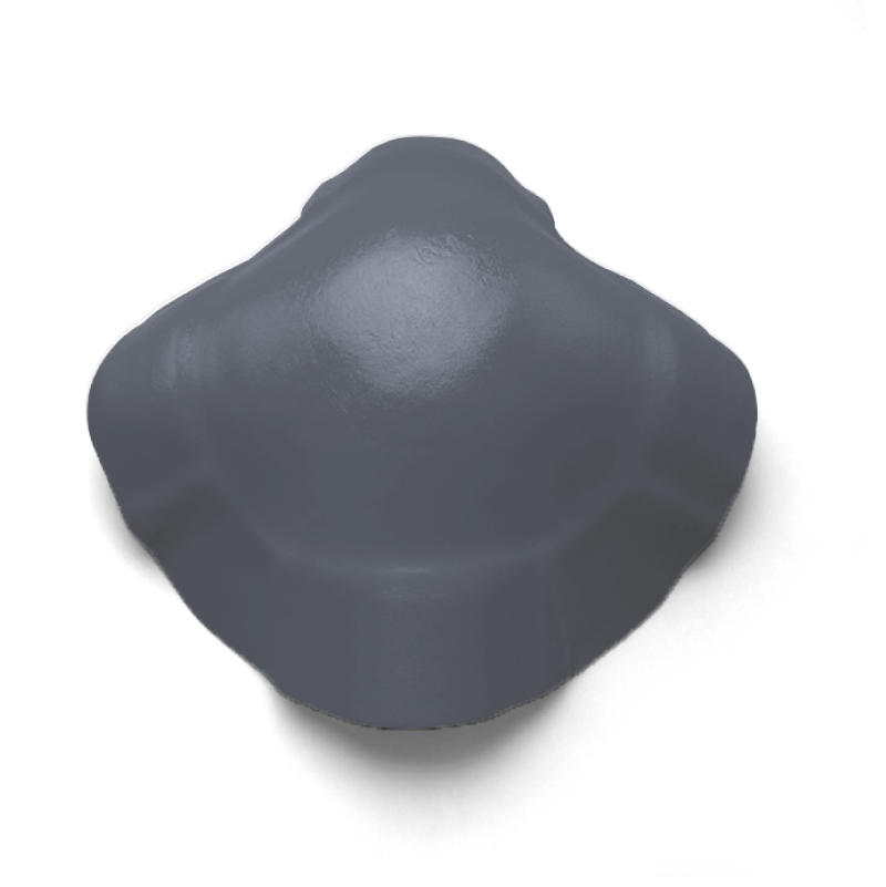 ครอบโค้ง 4 ทาง (ระบบครอบ 3 ชิ้น) ไฟเบอร์ซีเมนต์ เอสซีจี รุ่นพรีม่า สีเทาแกรนิต