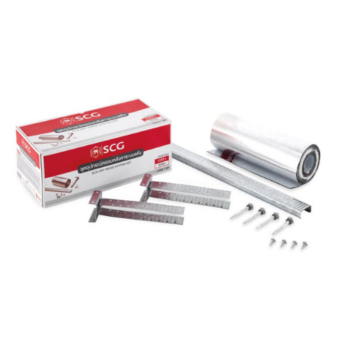 ชุดอุปกรณ์ยึดครอบระบบแห้ง(Drytech system) เอสซีจี สำหรับหลังคาไอยร่า