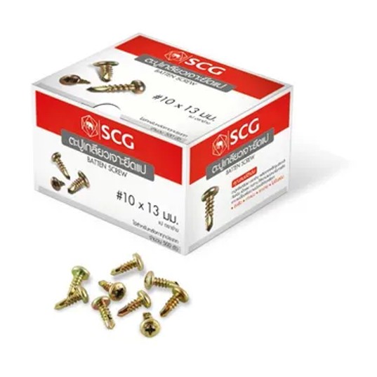 ตะปูเกลียวยึดแป เอสซีจี สำหรับหลังคาเอ็กซ์เซลล่า เทอราคอตตา