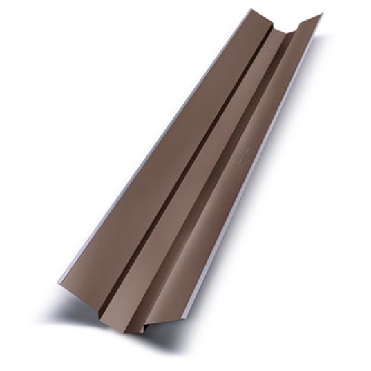 รางน้ำตะเข้ เอสซีจี กัลวาไนซ์เคลือบสี สำหรับหลังเทอราคอตตา ขนาด 12 ซม.