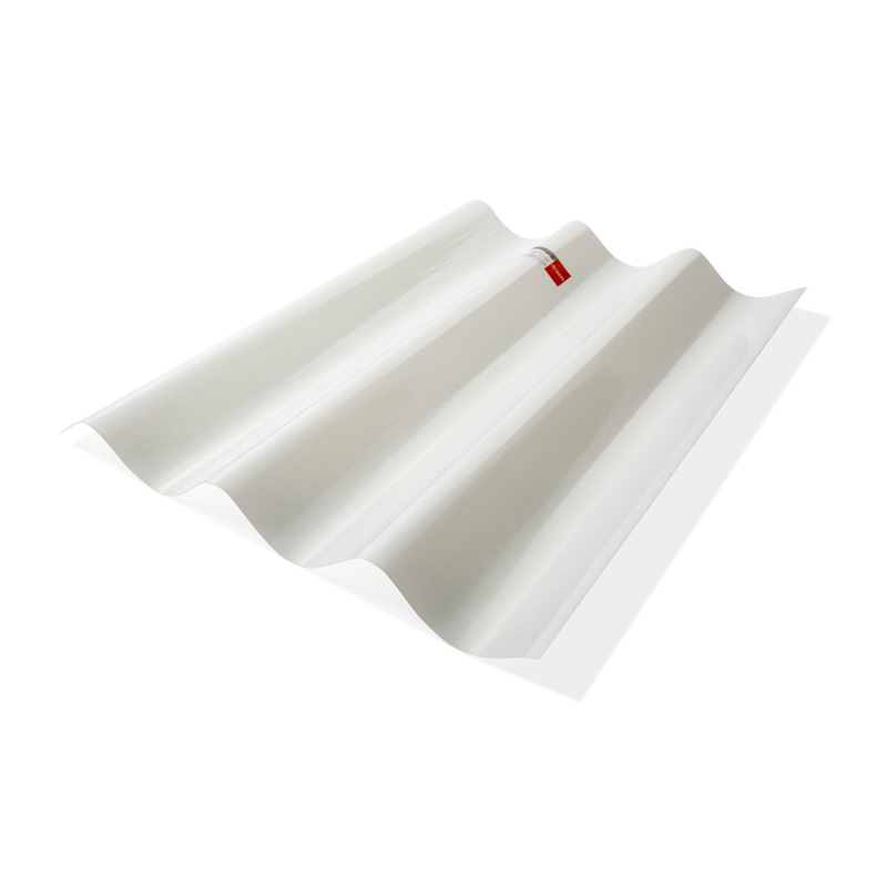 แผ่นโปร่งแสง เอสซีจี ลูกฟูกลอนใหญ่ 100x120x0.12 ซม.สีขาวมุก