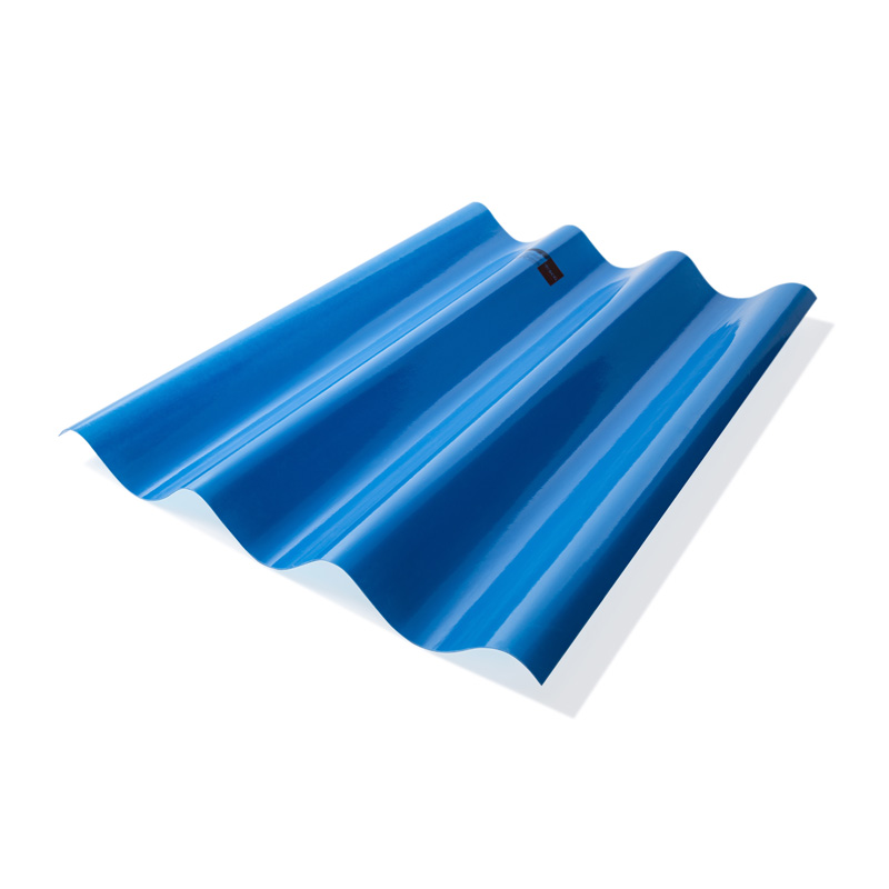 แผ่นโปร่งแสง เอสซีจี ลูกฟูกลอนใหญ่ 100x150x0.12 ซม. สีน้ำเงิน